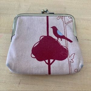 RETROSPETTIVE Pink Bird Coin Purse